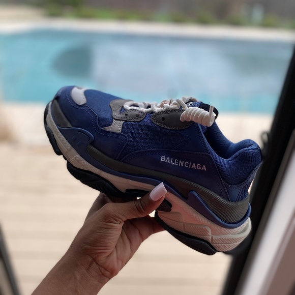 Used Authentic Balenciaga Triple S Sneakers - Picture 1 of 5
